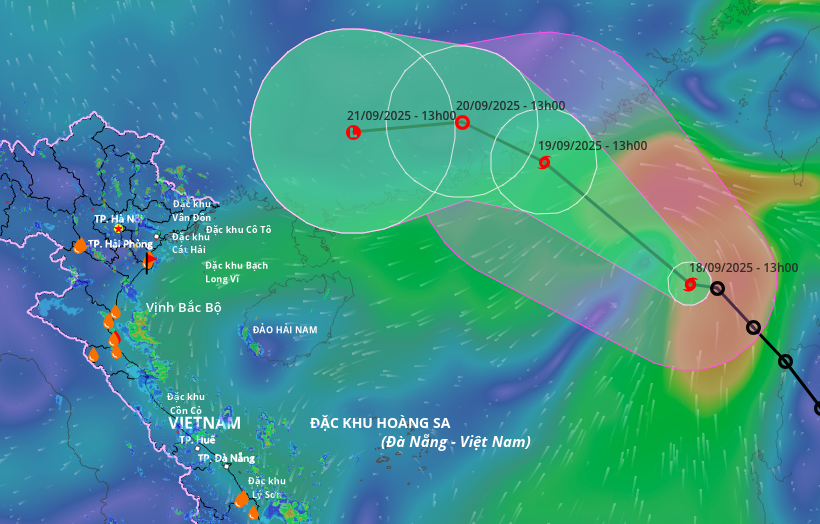 Bão số 8 và ảnh hưởng của nó đến thời tiết Việt Nam trong thời gian tới - Ảnh 1.