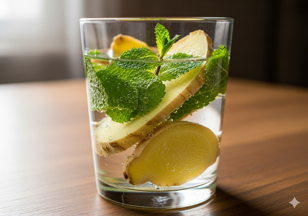 Nước gừng với bạc hà: Thức uống giải độc tự nhiên cho gan - Ảnh 1.