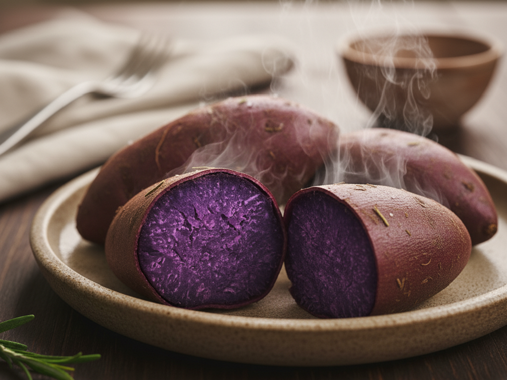 Lợi ích sức khỏe bất ngờ của khoai lang tím với đường huyết- Ảnh 1.