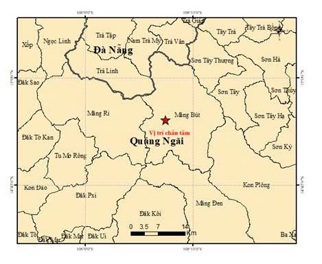 Quảng Ngãi: 6 trận động đất liên tiếp trong 2 ngày, có trận 3,6 độ Richter- Ảnh 1.