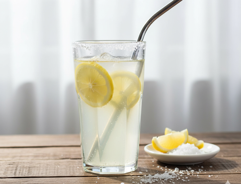 Uống chanh pha muối hạt mỗi ngày: Rủi ro tiềm ẩn với sức khỏe- Ảnh 1.