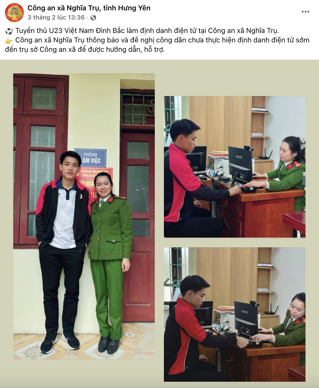 Viral ảnh Đình Bắc bất ngờ xuất hiện ở trụ sở Công an xã - Ảnh 1.