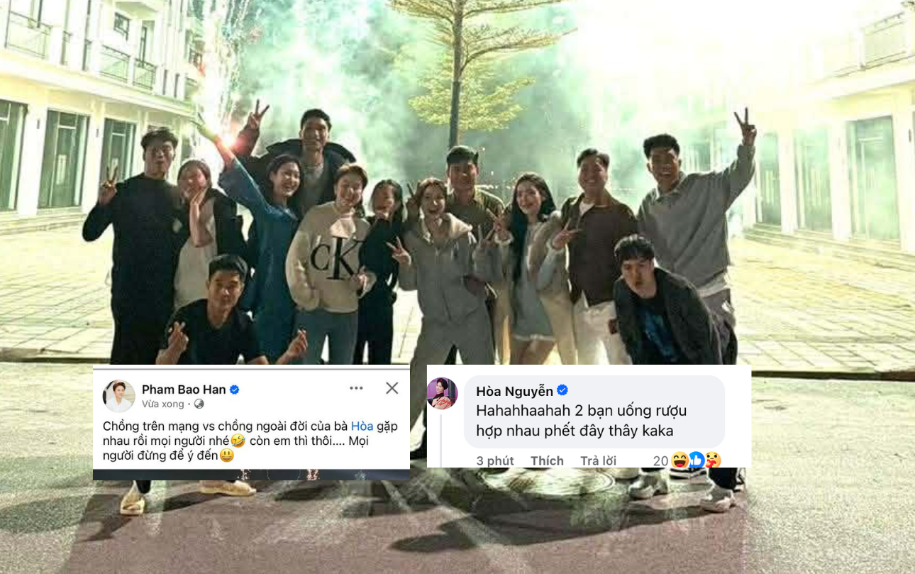 Thái độ của Văn Toàn và chồng Hoà Minzy khi gặp nhau